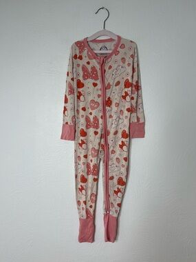 Disney Little Sleepies Frozen Pajamas Girls Pink Bundle Magical Mamas Size 12-18